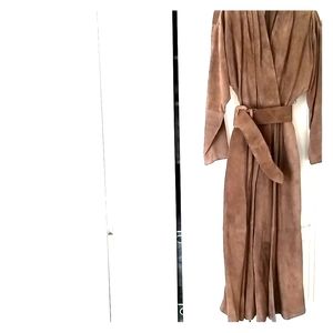 Vintage Suede MIDI Dress